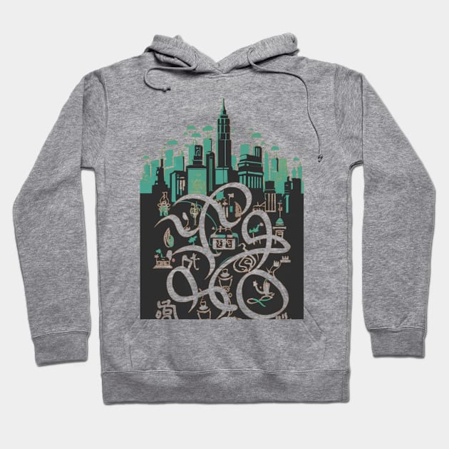 BEAUTIFUL CITY Hoodie by HENZIK